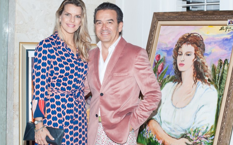 Karina Abbott y José María Espart.